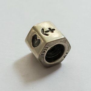 Pandora Faith Hope Love / Heart Anchor Cross Charm